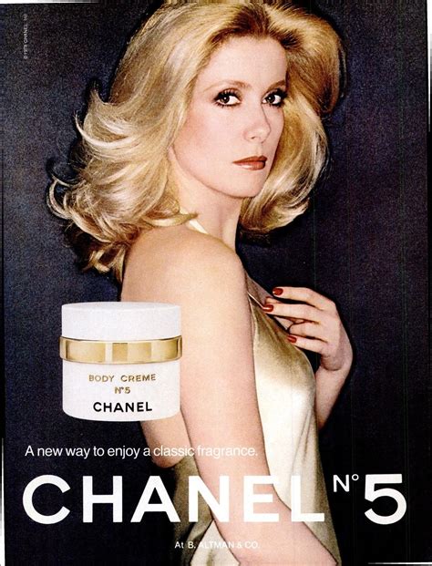 catherine deneuve chanel 5.